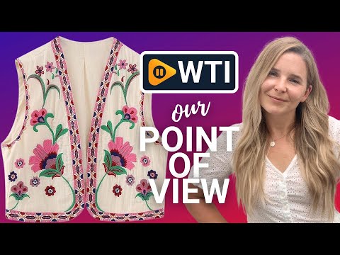 Unilexi Women's Embroidered Vest Outerwear Vintage Floral Cropped Waistcoat Casual Open Sleeveless Boho Cardigan A-pink Medium - WTI product video review