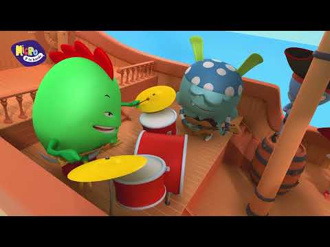 Micro y su banda - Los Piratas y el Capitán Pata Palo (Canción y Cuentos infantiles)