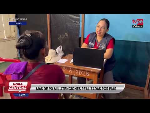 TV Perú Oriente | PIAS Aérea brindó más de 35 mil atenciones durante primera campaña en Loreto