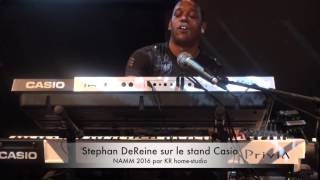 (NAMM 2016) - Stephan DeReine sur le stand Casio