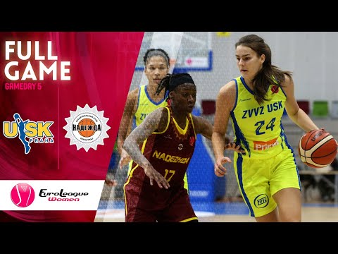 ZVVZ USK Praha v Nadezhda - Full Game - EuroLeague Women 2019-20