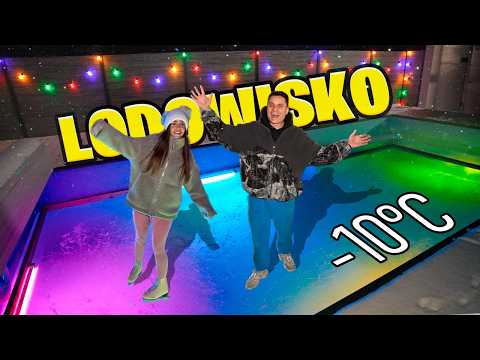 I TURNED OUR POOL INTO AN AMAZING ICE RINK!