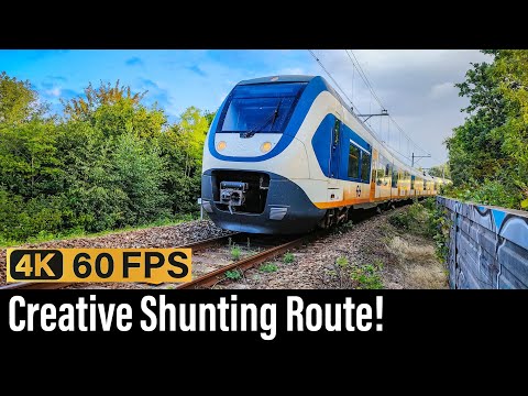 Train Cab Ride NL / Creative Shunting / Watergraafsmeer - Bijlmer Arena - Amsterdam / July 2023