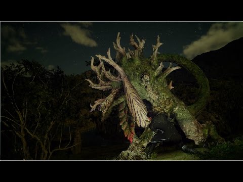 Final Fantasy XV Hunt (Hard) #82 Felling the Mad, Old Trees - Level 46 Treant Boss Fight