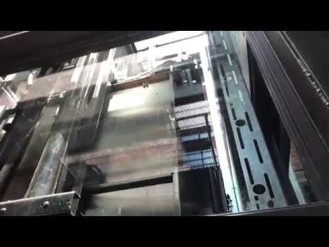 4K 30fps: ThyssenKrupp Hydraulic Elevator At Bridgeport Brewing Company - Downtown Portland