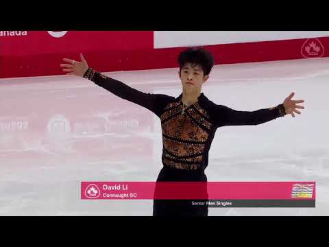 David Li FS 2026 Canadian National Skating Championships