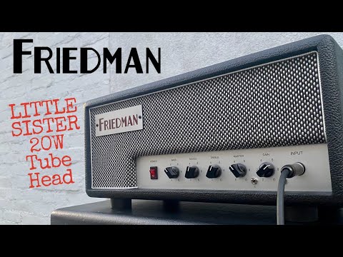 Friedman Little Sister 20-Watt Guitar Amp Head 2022 - Present - Black image 7