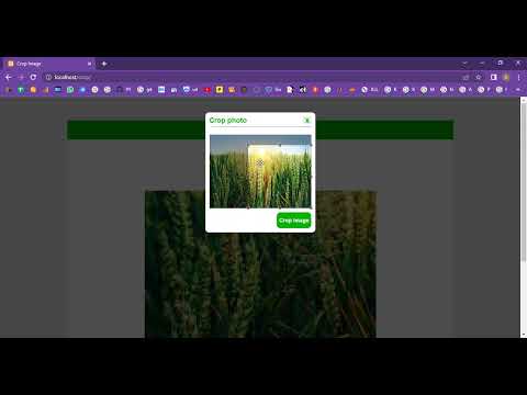 Crop Photo and Images in PHP Application Projects