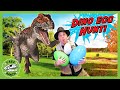 Surprise Toys Egg Hunt And Size Raptor Dinosaur Chase T Rex Ranch