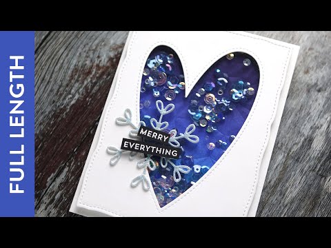 🔴 LIVE REPLAY - Holiday Card Series 2022 Day 25 - Blue Shaker Card