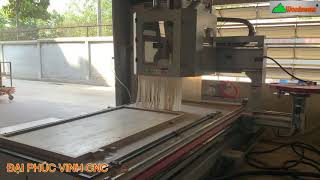 MÁY CNC 3D 5 Trục Thay dao tự động Woodmaster gia công hoàn thiện nhiều công đoạn