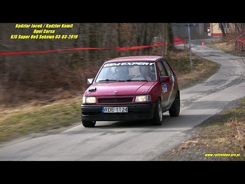 Kędzior Jacek / Kędzior Kamil - Opel Corsa - KJS Super OeS Sękowa 03-03-2019