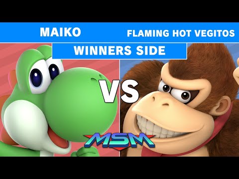 MSM 186 - Maiko (Yoshi) vs Flaming Hot Vegitos (Donkey Kong) Winners Side - Smash Ultimate