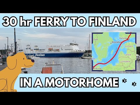 Getting a motorhome and dog to Finland on a 30 hour ferry
