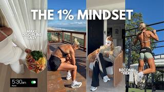 how to make discipline feel easy | unlock your 1% mindset, become her  & make it automatic