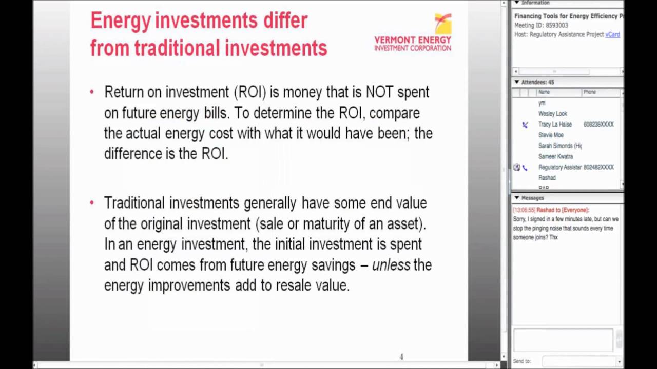 Financing Tools for Energy Efficiency Programs (Webinar)