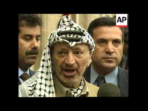 FRANCE: PARIS: PALESTINIAN LEADER YASSER ARAFAT VISIT