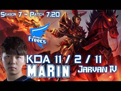 AFs MaRin JARVAN IV vs JAYCE Top - Patch 7.20 KR Ranked