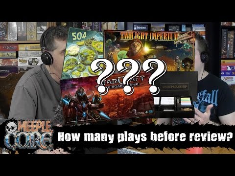 MeepleCore Podcast EP2 - How many plays should you have before reviewing a game?