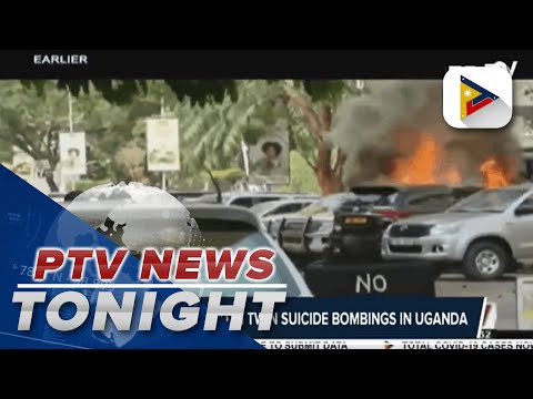 Three dead, 33 injured in twin suicide bombings in Uganda