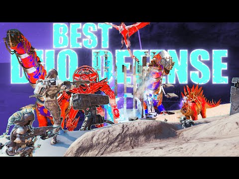 UNBELIEVABLE DUO BASE DEFENSE Against The WORST ALPHA In ARK Ascended PvP History!!!