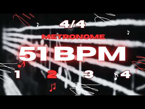 51 BPM - 4/4 Metronome