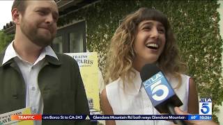 Taylor Marie Frey and Mike Wesolowski on 'Two Trains Leave Paris: Number Problems for Word People' video
