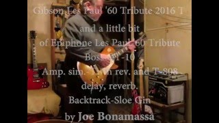 Video thumbnail for Gibson Les Paul '60s Tribute 2016 T + Epiphone LP '60s Tribute by Ivan Casiraghi