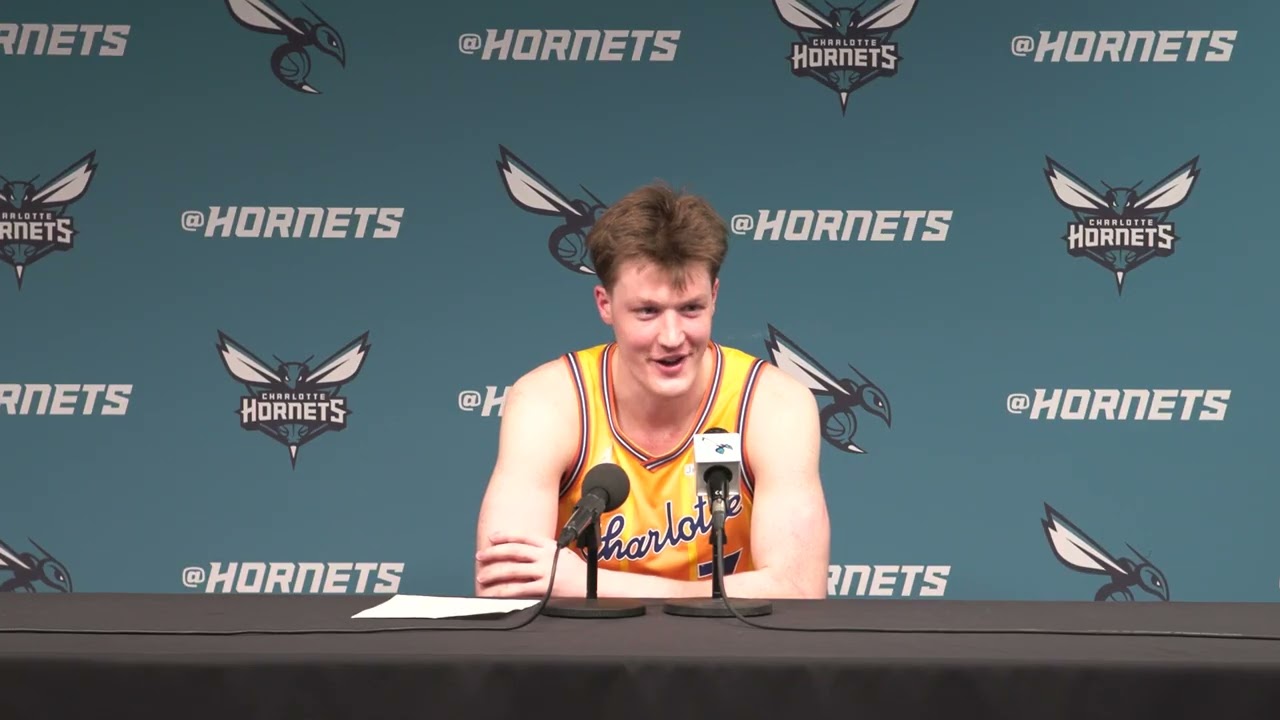 Hornets vs Raptors | Kon Knueppel Postgame Availability | 11/29/2025