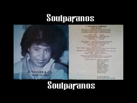 RARE MODERN SOUL LP - F. Toliver & Co. - I See Heaven - 1983 Pryyme Tyyme