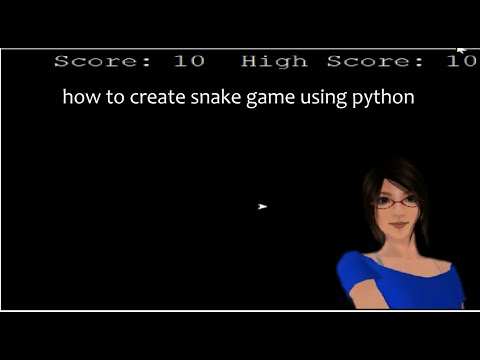 How To Create Snake Game Using Python Using Turtle Module