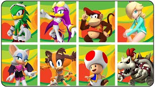 Mario and Sonic at the Rio 2016 Olympic Games (Wii U) - ALL BOSSES (All Characters Unlocked)
