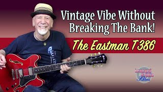 Video thumbnail for Enjoying the Eastman T386, a great semi-hollow electric guitar. by Leonard Griffie Blues