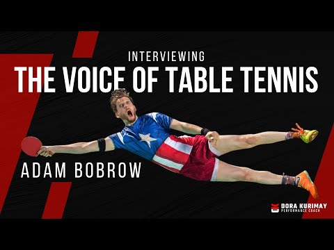 Interview with Adam Bobrow, The Voice of Table Tennis! #adambobrow