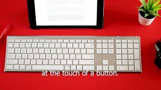 Bluetooth Keyboard for Mac - Slim, Rechargeable, and Multi-Device Pairing! | ACEBTKEY