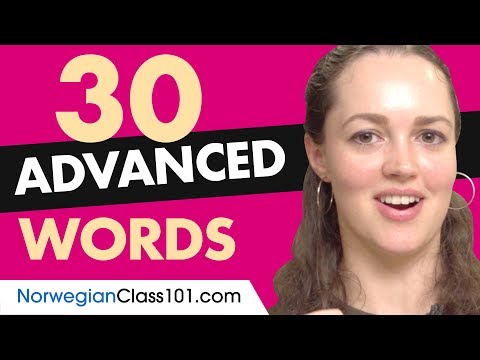 30 Advanced Norwegian Words (Useful Vocabulary)