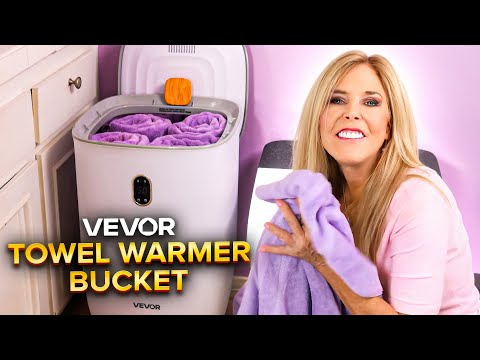 Turn Your Bathroom Into a Spa with Heated Towels |  The Vevor Towel Warmer Bucket