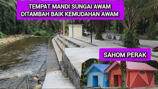 Download lagu TEMPAT MANDI SUNGAI DI KAMPUNG GAPEH SAHOM KAMPAR PERAK DI TAMBAH BAIK BAGI KEMUDAHAN PENGUNGUNG mp3