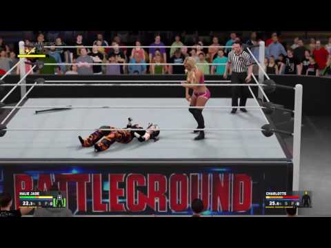 KitsuneFireII's 2k 17 Halie Jade(Me) vs Charlotte