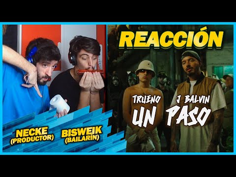 Trueno, J Balvin - UN PASO | 🌟 REACCIÓN PRODUCTOR y BAILARÍN 🌟 | #NeckeYBisweik