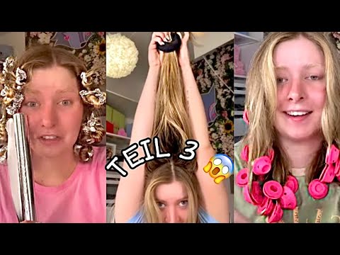 Paula's Hair Mix! Part 3 😂 Curling hair with aluminum foil?! 🤔 #hair #paulatryit