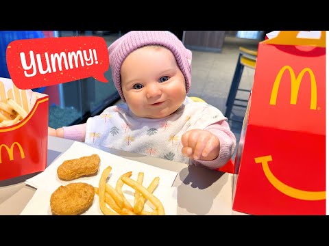 REBORN MADDIE GOES TO MACDONALD'S