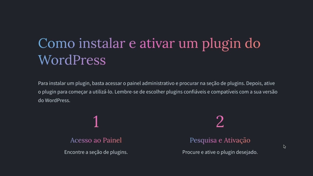 Aula 13   O que são e como configurar Plugins no WordPress