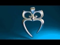 Owl Heart Pendant 3D Print From Shapeways Dimensionals Shop