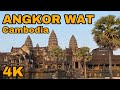 Angkor Wat Walking Tour Largest Religious Monument In The World World Heritage Site UNESCO 4K