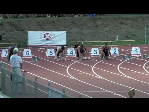 100m mężczyzn PZLA bieg 2 - Wałcz 20200819