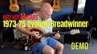 Video thumbnail for 1937-75 Ovation Breadwinner - RED HOT GUITARS!! by James Hood Guitar