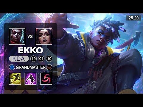Ekko vs LeBlanc Mid - EUW Challenger - Patch 25.20 Season 15