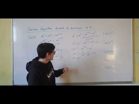 Logarithme décimal et puissance de 10