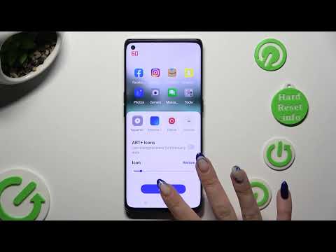 How to Change the App Icons Size on OPPO Find X3 Neo